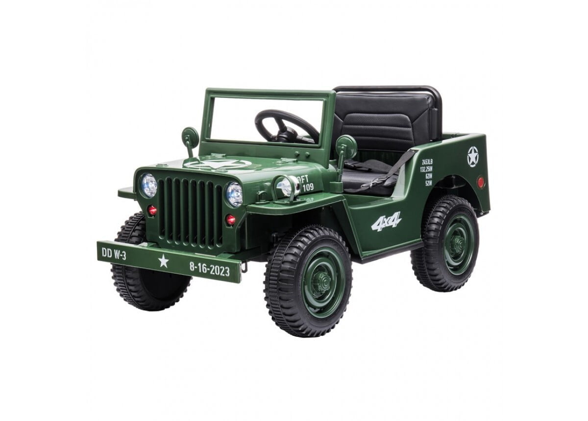 Go Skitz Major 12v Electric Electric Ride On – Army Green