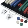 Poker Set with 1000 Chips Aluminium