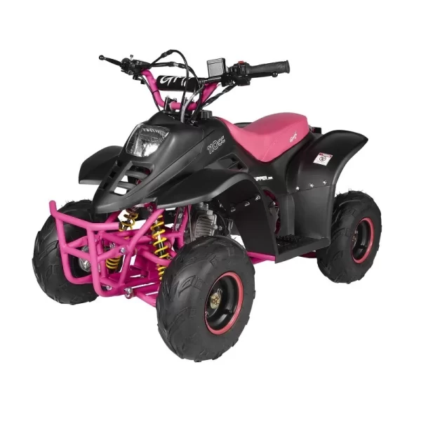 GMX 110cc Ripper-X Junior Kids Quad Bike – Black / Pink