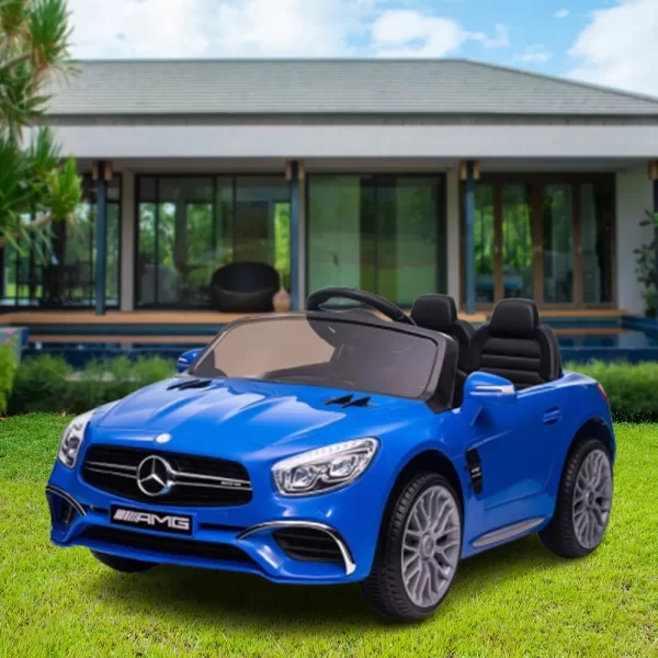 Mercedes SL65 AMG Kids 12v Electric Ride On - Blue