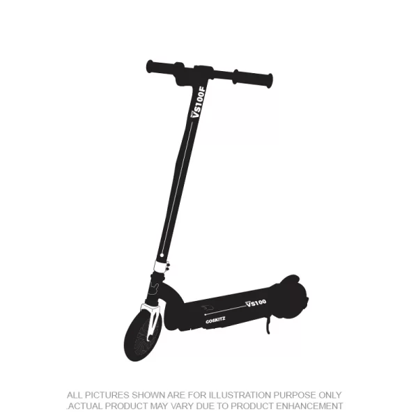 Go Skitz VS100 Electric Scooter Folding Matte Black