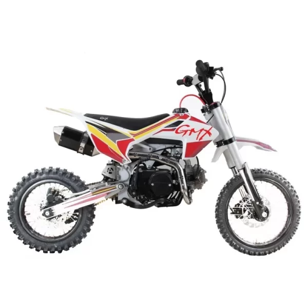 GMX Moto125 125cc Dirt Bike Red/White