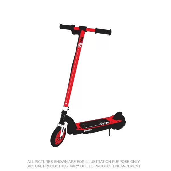 Go Skitz VS100 Electric Scooter Folding Matte Black