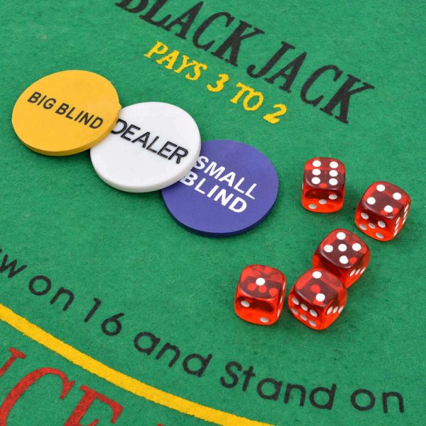 Combine Poker/Blackjack Set with 600 Laser Chips Aluminium